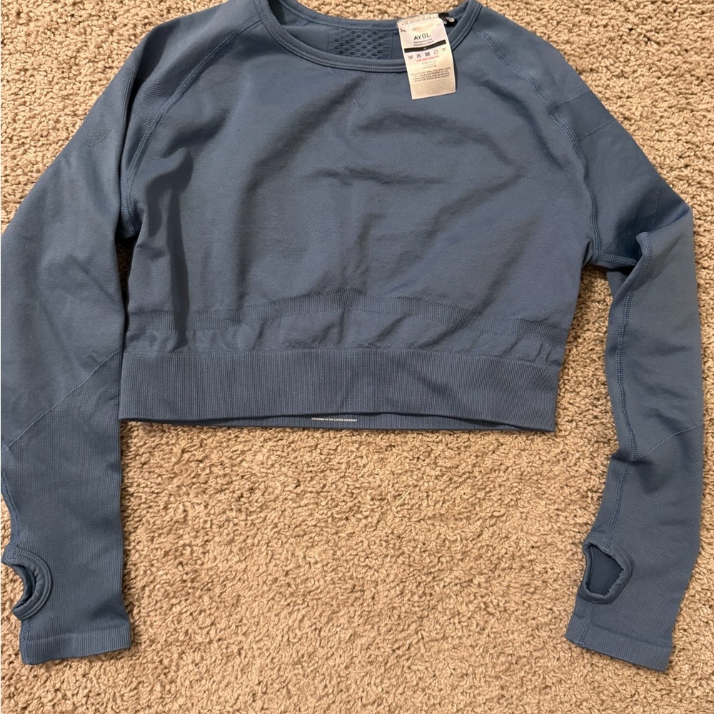 AYBL Slate Blue Long Sleeve Top